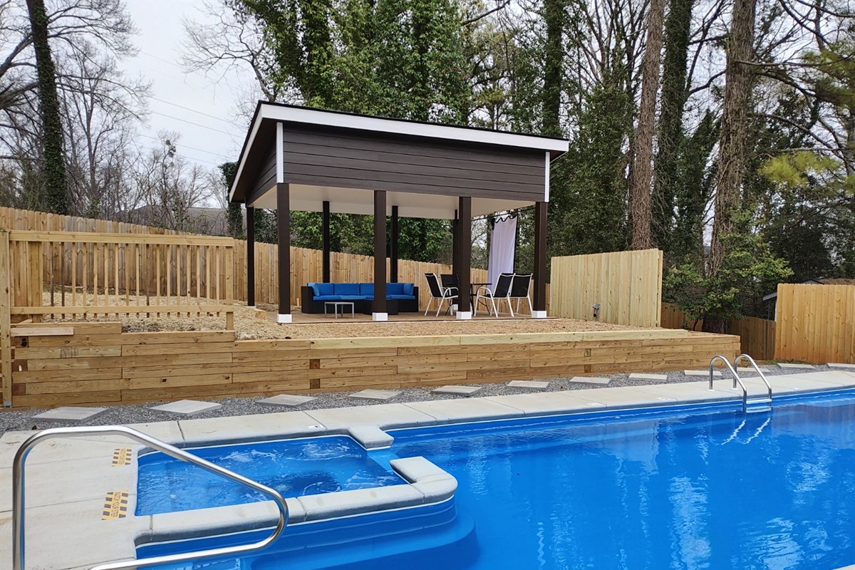 An event setup at a Silver Group Rentals home